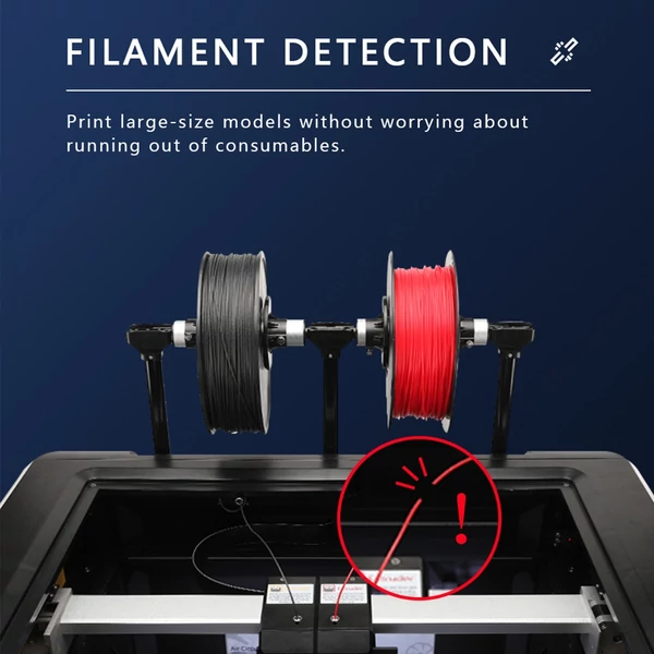 QIDI TECH iFAST 3D nyomtató Nyomtatási méret 330x250x320mm