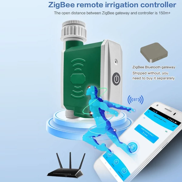 Tuya ZigBee automatikus öntözésvezérlő időzítő kerti csepegtető