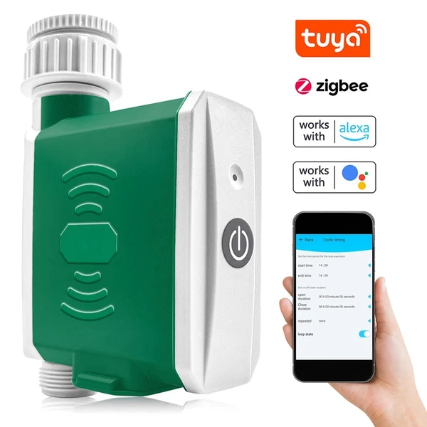 Tuya ZigBee automatikus öntözésvezérlő időzítő kerti csepegtető