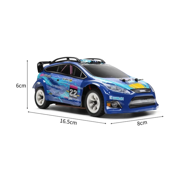 WLtoys 284010 1/28 2.4GHz 30KM/H távirányítós versenyautó RTR fém vázzal