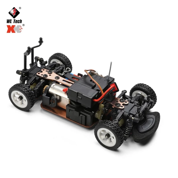 WLtoys 284010 1/28 2.4GHz 30KM/H távirányítós versenyautó RTR fém vázzal