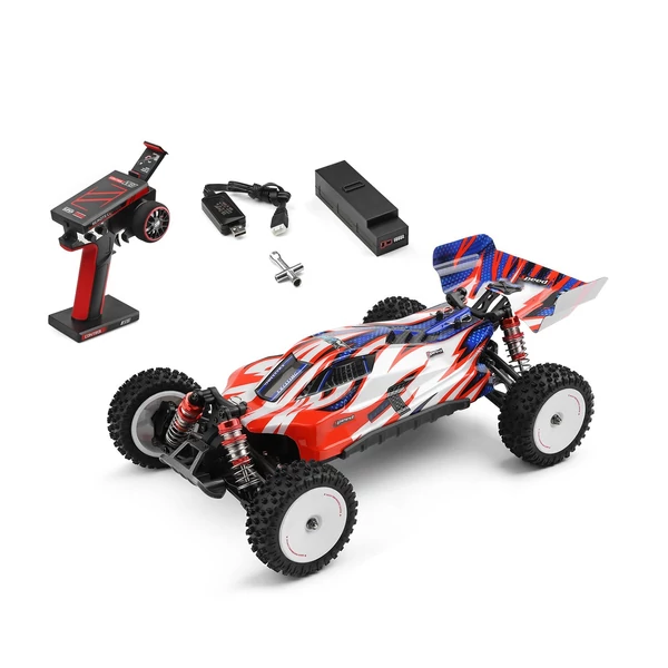 WLtoys 124008 távirányító terepjáró autó 1/12 2,4 GHz 4WD 60 km/h (11,1 V 1300 mAh akkumulátor)