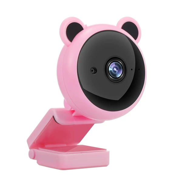 1080p webkamera mikrofonnal - Pink