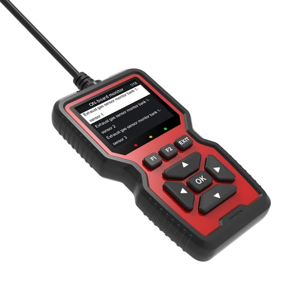 V519 OBDII diagnosztikai járműkódolvasó továbbfejlesztett nyomtatási funkció támogatással minden OBD II protokoll autóhoz 1996 óta