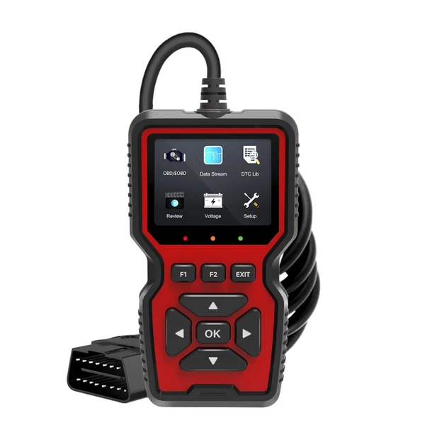 V519 OBDII diagnosztikai járműkódolvasó továbbfejlesztett nyomtatási funkció támogatással minden OBD II protokoll autóhoz 1996 óta