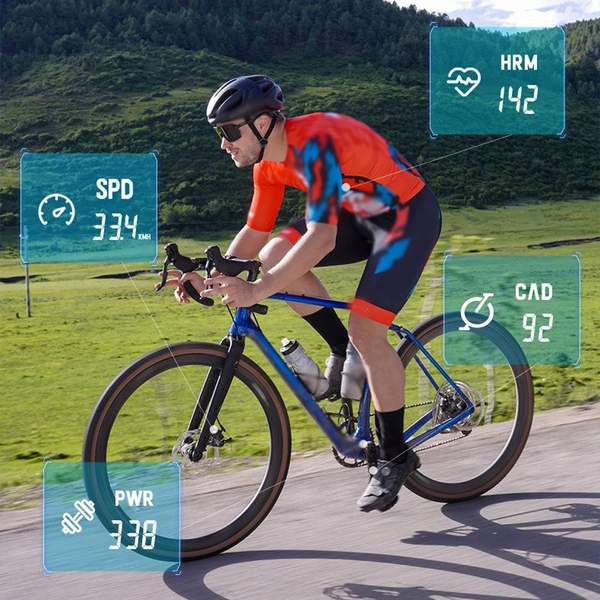 IGPSPORT BSC100S 2,6 hüvelykes GPS kijelző ciklus vezeték nélküli sebességmérő, digitális stopper IPX7 vízálló
