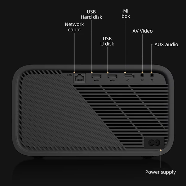 Lenovo Thinkplus Air H6 mini projektor 1080P 700 ANSI Lumens házimozi