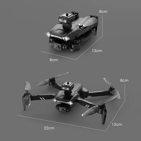 V28 távirányító 5G drón WIFI 8K kettős kamera (GPS nélkül) - 1 akkumulátor