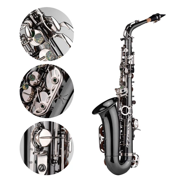 Professzionális Brass Bend Eb E-lapos altszaxofon