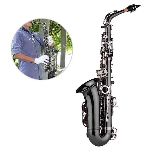 Professzionális Brass Bend Eb E-lapos altszaxofon