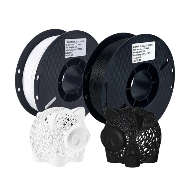 KINGROON 3D nyomtató PLA filament 1 kg 1,75 mm szabvány 1 tekercs - Szürke
