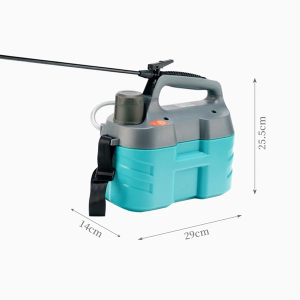 5 literes elektromos kerti permetezőszivattyú automatikus öntözőkannával 2200 mAh újratölthető akkumulátorral