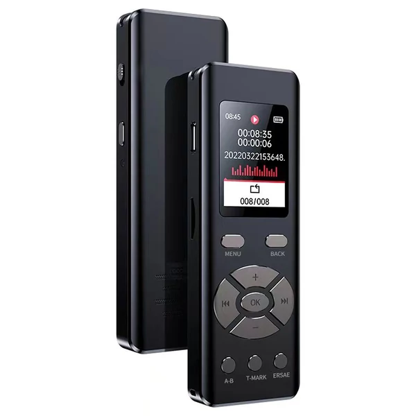 Intelligens zajcsökkentő hangrögzítő mikrofonnal - 16 GB