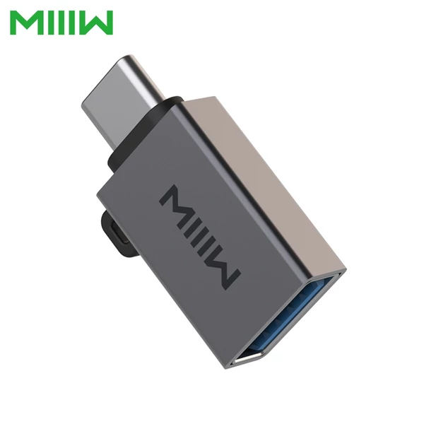 MIIIW USB Type-C OTG Adapter Type-C USB 3.0 kábel átalakító gyors átvitel - Szürke