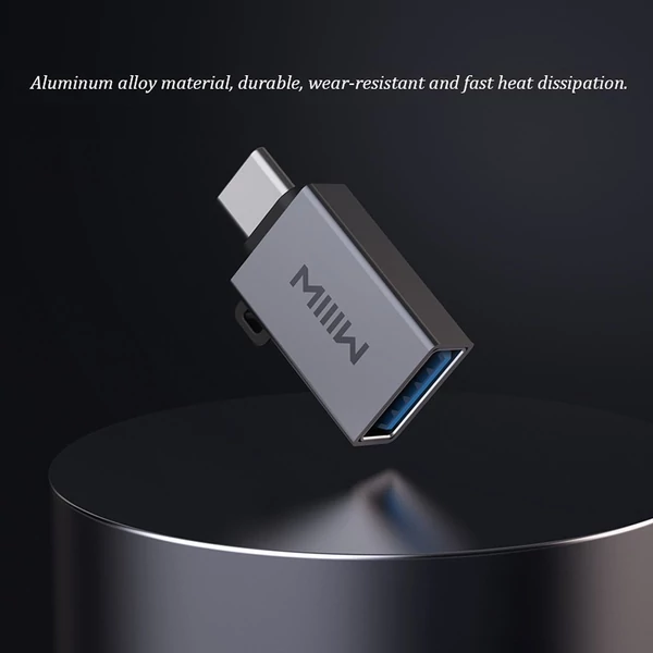 MIIIW USB Type-C OTG Adapter Type-C USB 3.0 kábel átalakító gyors átvitel - Szürke