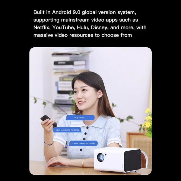 Lenovo Thinkplus Air H3S mini projektor 1080P házimozi 400 ANSI Lumen