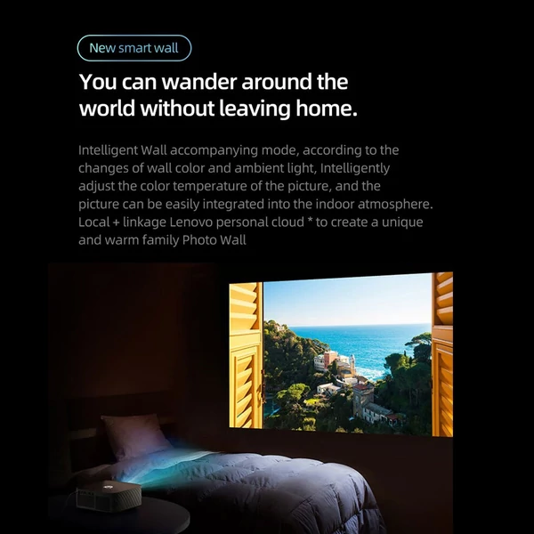 Lenovo XIAOXIN 100 projektor 700ANSI Lumens 1080P házimozi - Fehér