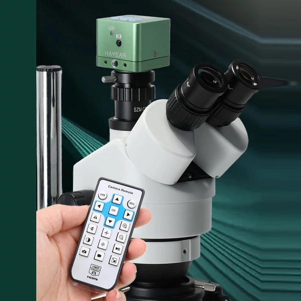 4K Clear Definition 7X digitális zoom mikroszkóp kamera Ipari laboratórium észlelt képfelvételi videorögzítő