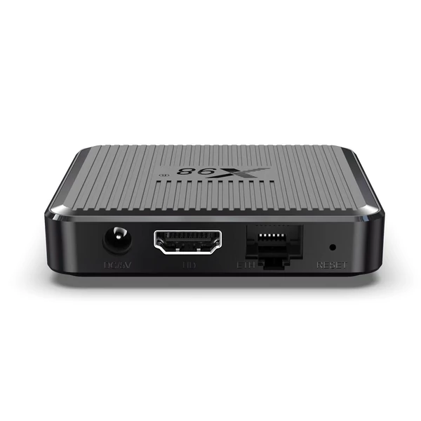 X98Q Android 11.0 Smart TV Box Amlogic S905W2 UHD 4K médialejátszó 2.4G/5G kétsávos WiFi AV1 VP9 H.265 dekódoló távirányító - 8GB