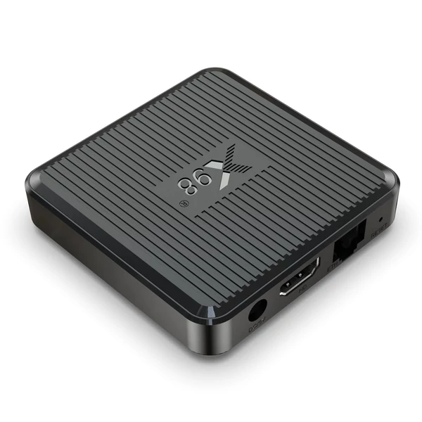 X98Q Android 11.0 Smart TV Box Amlogic S905W2 UHD 4K médialejátszó 2.4G/5G kétsávos WiFi AV1 VP9 H.265 dekódoló távirányító - 8GB