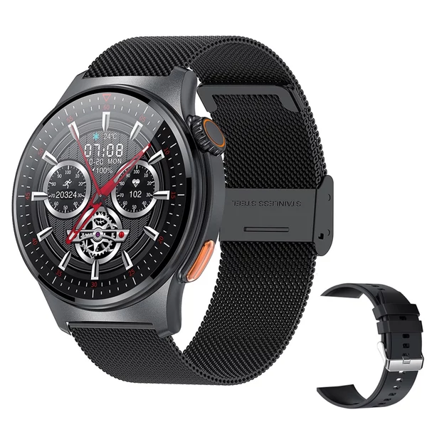1,39 hüvelykes sport okosóra IP67 vízálló BT5.1 fitneszkövető - Fekete, változat 3
