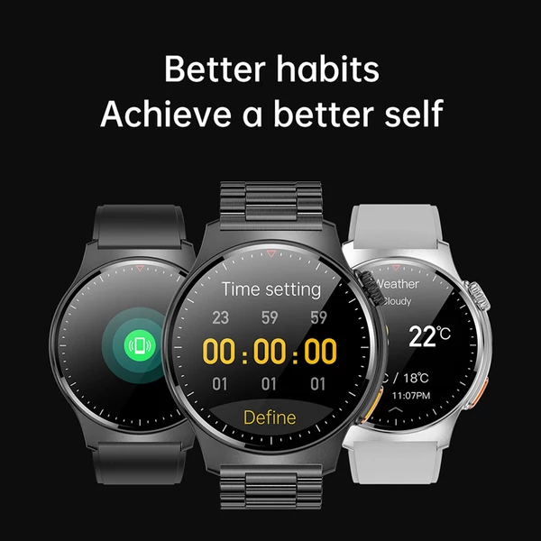 1,39 hüvelykes sport okosóra IP67 vízálló BT5.1 fitneszkövető - Fekete, változat 2