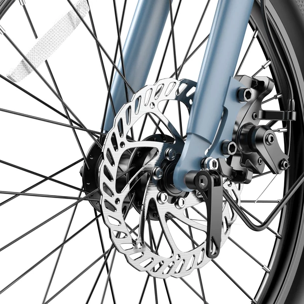 FAFREES F20 Light Összecsukható városi E-bike 20*1,95 hüvelykes gumiabroncs 250W motor 90-100km Max tartomány 7 sebességváltó LCD kijelzővel hátsó fogasléc - Kék
