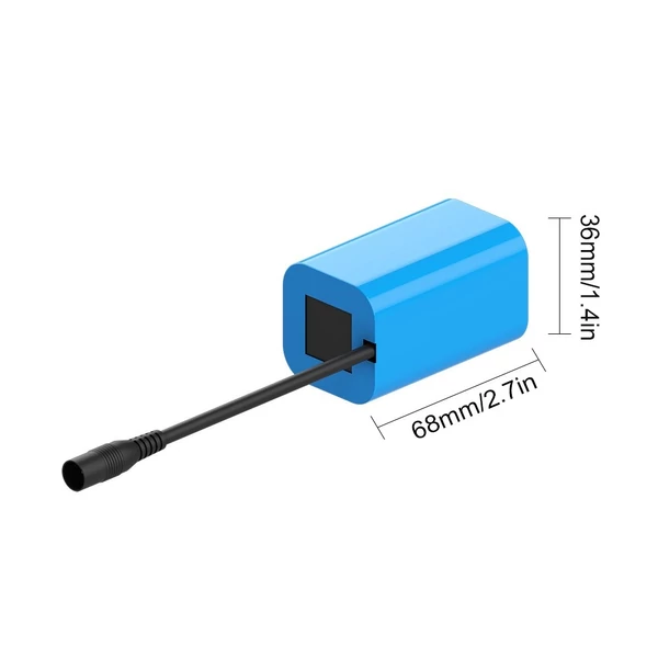 7,4V 12000mAh újratölthető csereakkumulátor horgászcsali csónakhoz - 1db