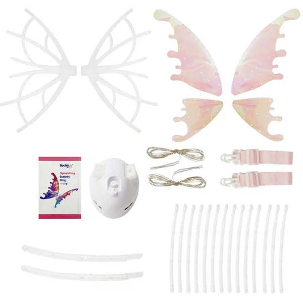 Elf Fairy Wings jelmeztartozék LED lámpával