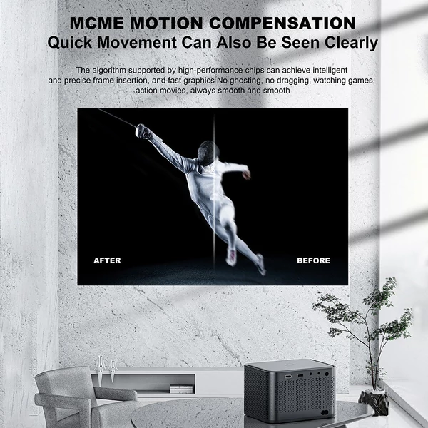 4500 Lumen intelligens, 230 hüvelykes LCD multimédiás filmprojektor 2,4G+5G WiFi beépített hangszóró, alacsony zajszintű hordozható, okostelefonnal, TV Stick, laptoppal kompatibilis