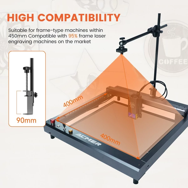 ACMER A500 fényképezőgép 420x420mm fényképezési terület