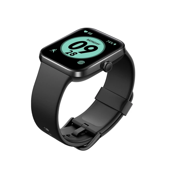 ID207 1,69 hüvelykes TFT-LCD képernyős okosóra fitneszkövető 5 ATM vízállóval - Fekete