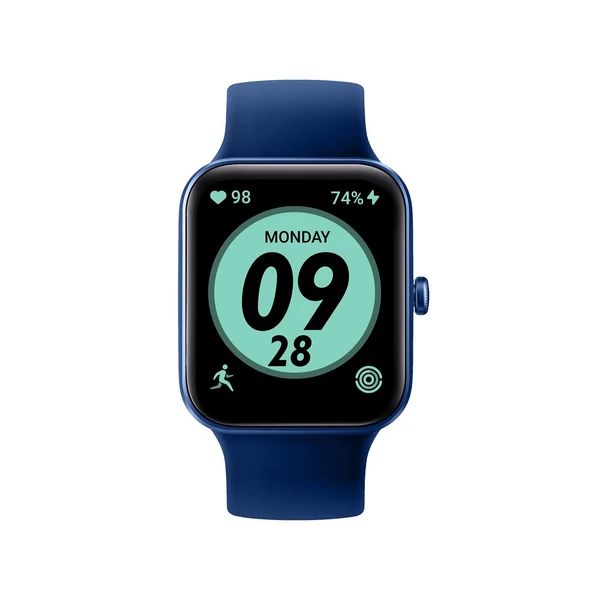 ID207 1,69 hüvelykes TFT-LCD képernyős okosóra fitneszkövető 5 ATM vízállóval - Kék