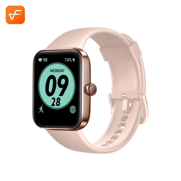 ID207 1,69 hüvelykes TFT-LCD képernyős okosóra fitneszkövető 5 ATM vízállóval - Pink