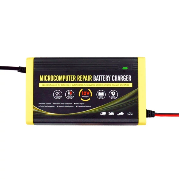 12V 6A autós intelligens javító töltő