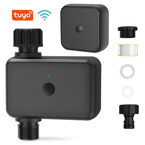 Tuya Wifi intelligens öntözési időzítő és vezérlőrendszer esőérzékelővel