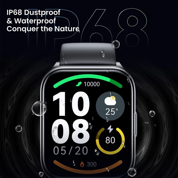 HAYLOU Smartwatch 2 Pro 1,85 hüvelykes érintőképernyős fitneszkövető pulzusszám-alváskövetéssel 100 sportolási mód hívásemlékeztető IP68 vízálló Android iOS-hez - Ezüst