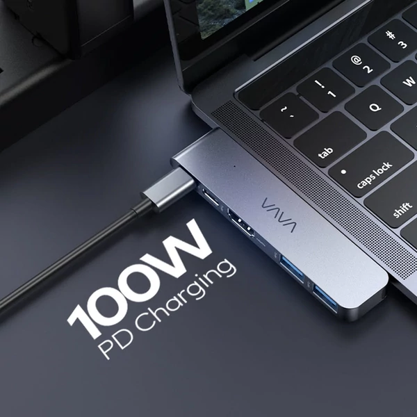 VAVA 5-in-2 USB-C hub VA-UC019 többportos adapter MacBook Air MacBook Pro-hoz