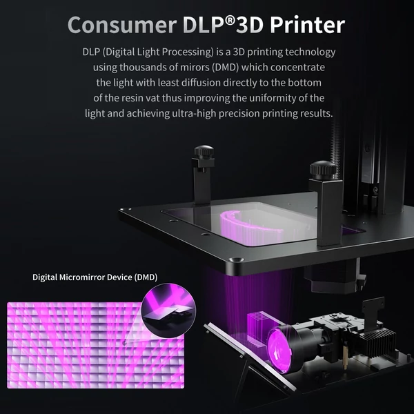 Anycubic Photon D2 3D nyomtató DLP Resin 3D nyomtatógép