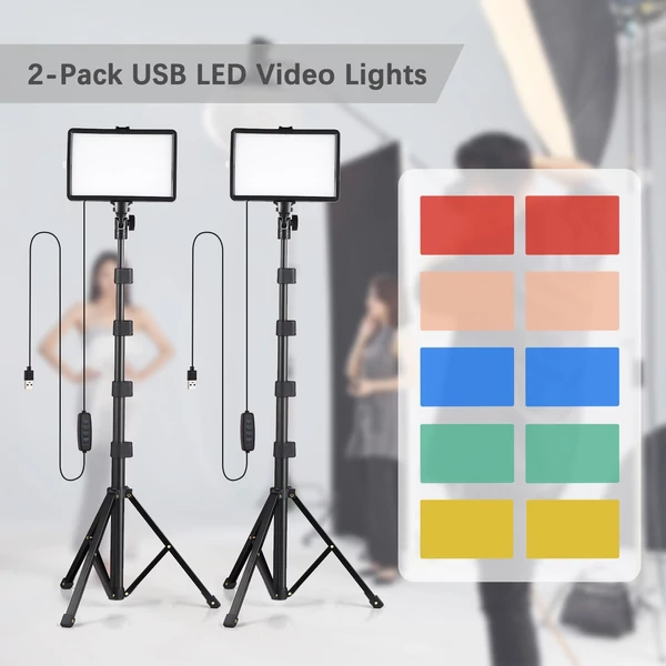 USB LED videolámpa készlet - 2 db/csomag