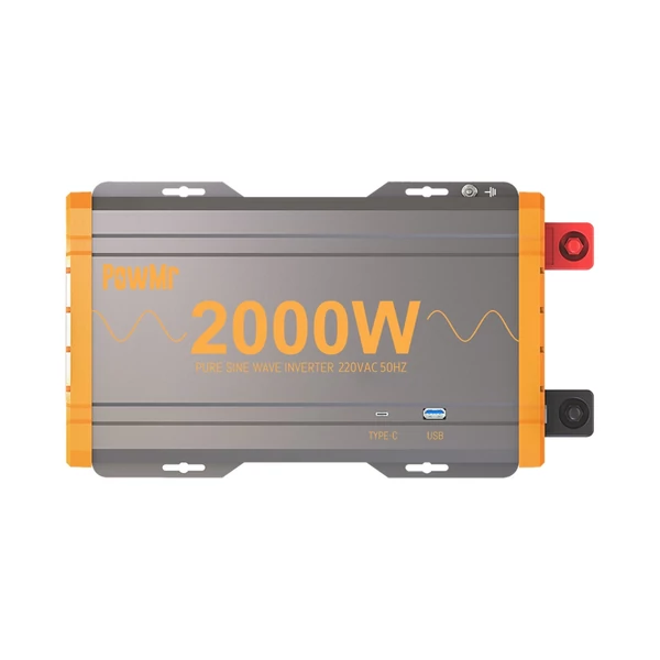 Tiszta szinuszos inverter 2000 W 12 V DC bemenet 220 V AC kimenet 12 V DC - 220 V AC átalakító hálózaton kívüli napelem