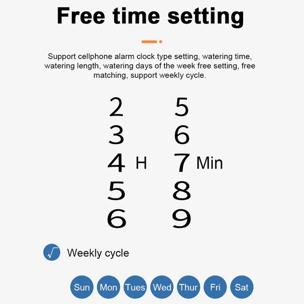 Wifi intelligens öntözés időzítő eszköz mobiltelefon APP vezérlőrendszer - 20 m
