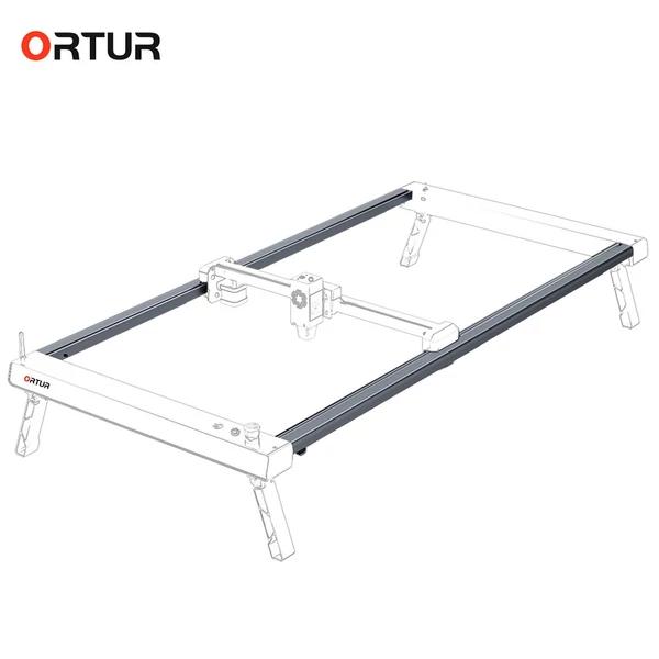 Ortur Laser Master 3 10W lézergravírozó + 448x400mm lézervágó alumínium munkaasztal + Y tengely hosszabbító készlet + 4db FFT1.0 összecsukható láb