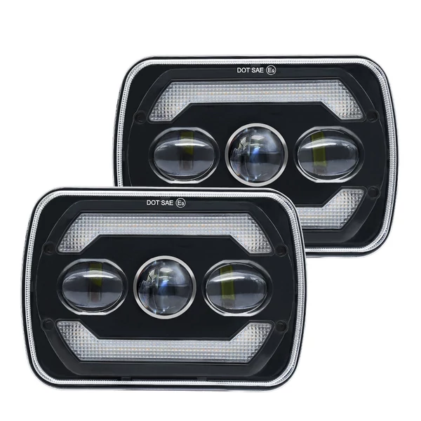 7 hüvelykes 6000K 180W IP67 LED fényszóró - 2db