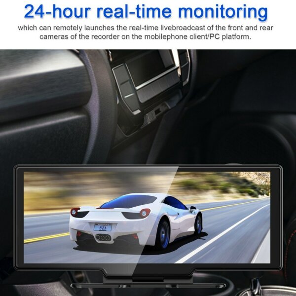 Autós műszerfali videórögzítő 10,26 hüvelykes BT széles képernyővel (RAM 2G hátsó kamera nélkül)