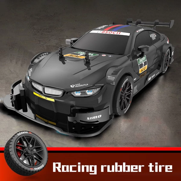 1/16 2,4 GHz-es 4WD távirányítós versenyautó - Fekete