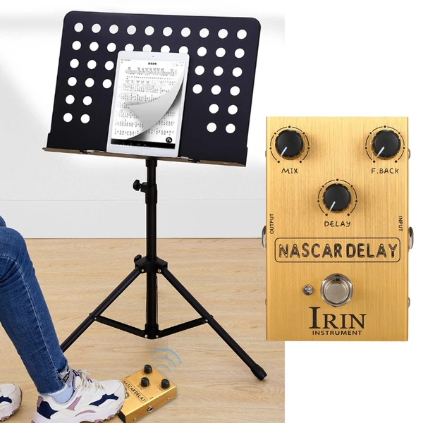 IRIN Delay gitár effekt pedál elektromos gitárhoz - NASCAR DELAY