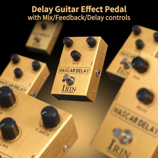 IRIN Delay gitár effekt pedál elektromos gitárhoz - NASCAR DELAY