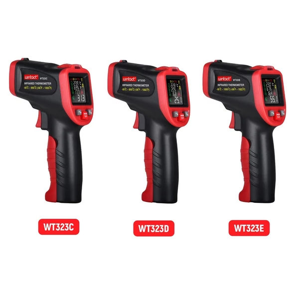 Wintact -50℃～850℃ Professzionális ipari infravörös hőmérő