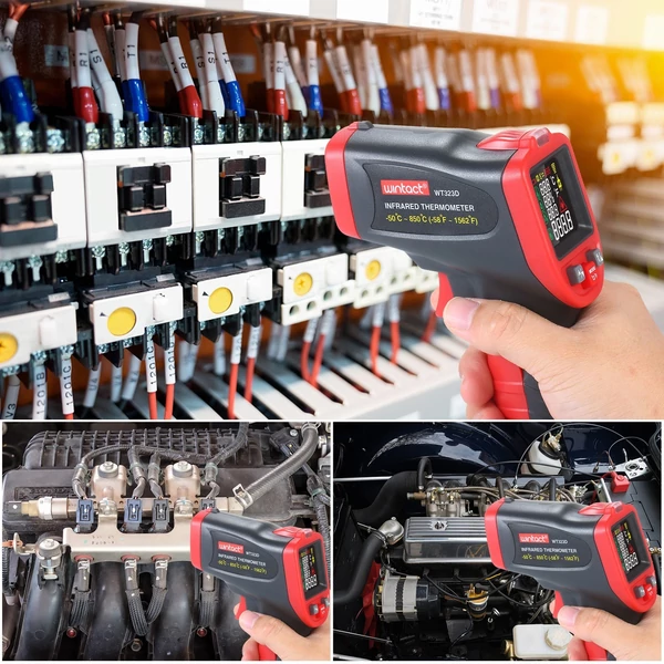Wintact -50℃～850℃ Professzionális ipari infravörös hőmérő